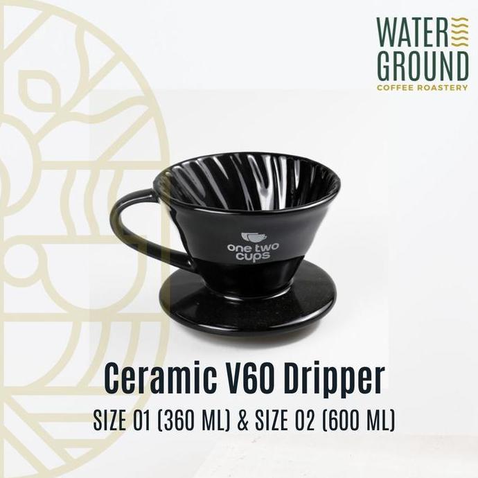 Maschera- Ceramic V60 Dripper Black For V60 Manual Brew