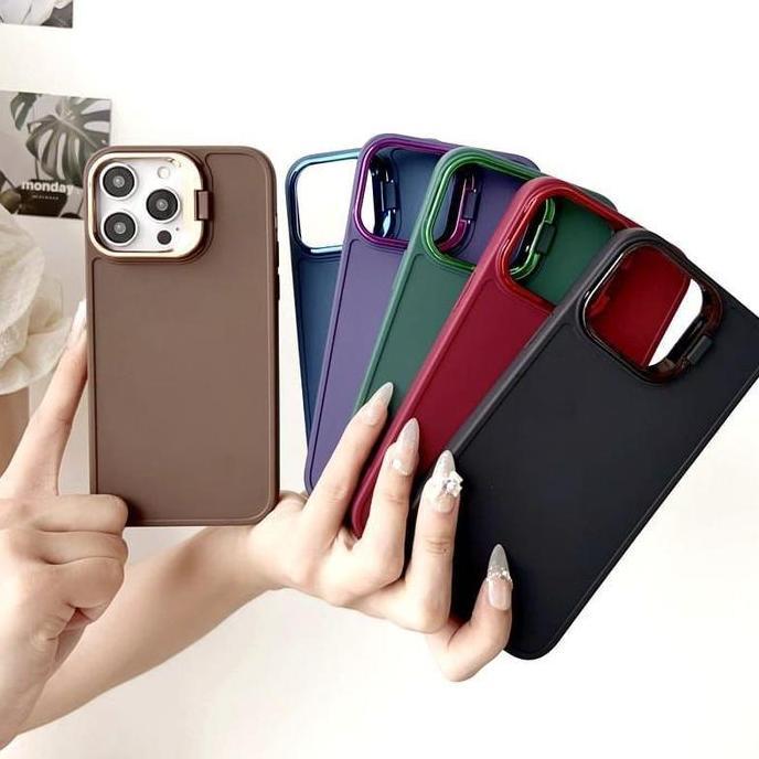 Soft Case TPU Silikon Silicone Lens Small Holder Protective Cover Phone Case Kompatibel Untuk Infini