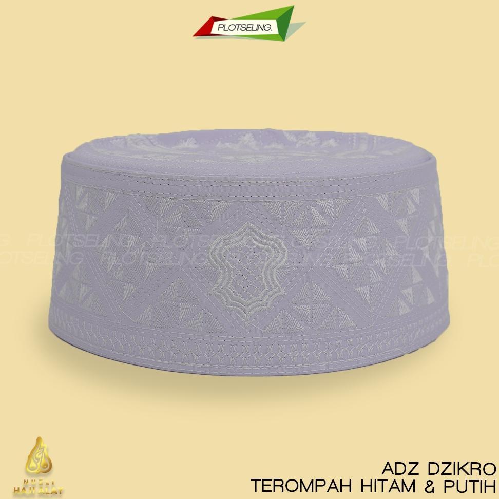 KUALITAS SUPER Peci Kopiah Assaghofah Terompah Nabi ADZ DZIKRO Ukuran Anak Laki Pria Dewasa Kopeah B
