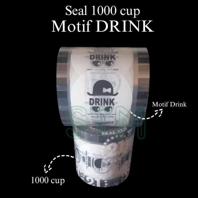 Leone- Plastik Seal Cup Polos/Roll Plastik Bening/Tutup Mesin Cup Sealer