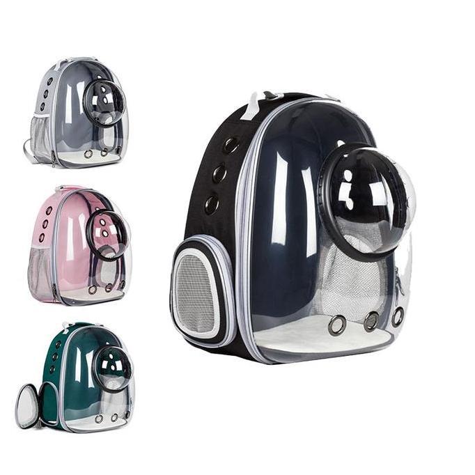 2nd_jelly - tas hewan peliharaan desain transparan  tas anjing kucing anabul anjing & kucing tas ran