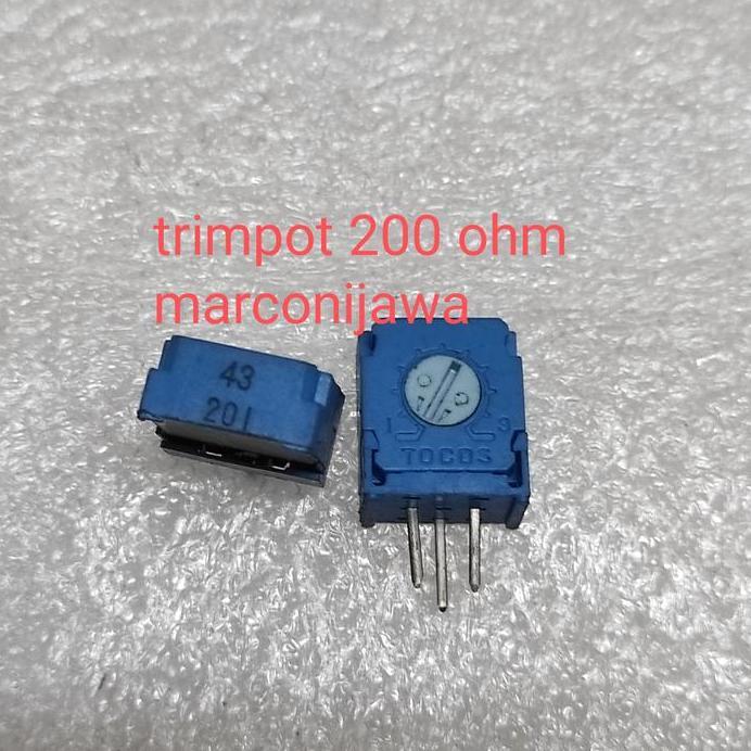 trimpot VR 200 ohm Tocos trim depan