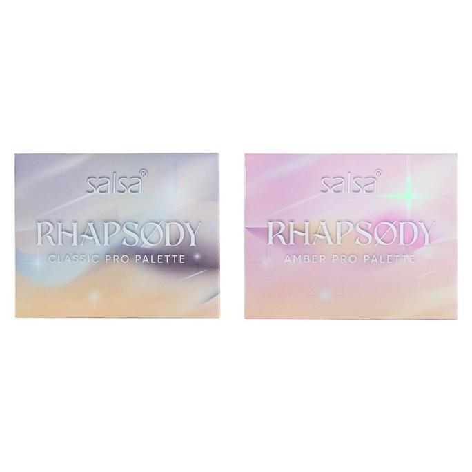 C_BAGASJAYA77 - BPOM SALSA RHAPSODY FACE PALETTE EYESHADOW EYE SHADOW SALSA PERIAS MATA AMBER CLASSI