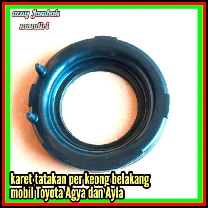 TERBARU KARET  BANTALAN PER KEONG BAWAH BELAKANG MOBIL TOYOTA AGYA AYLA ORIGINAL 