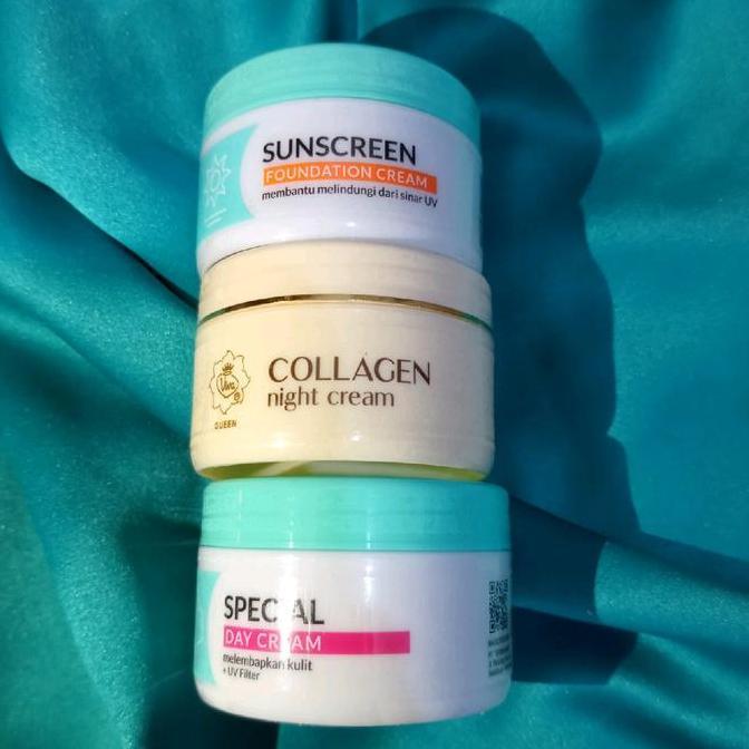 Naysillia_T - (Get Pouch) 3 Paket / Viva Special Day Cream Pagi + Viva Sunscreen + Viva Collagen Nig