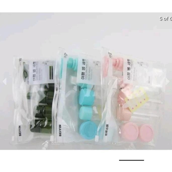TERLARIS KOSMETIK TRAVEL BOTOL PACK ISI 6 PCS  Wadah Botol Kosmetik Traveling gratis ongkir