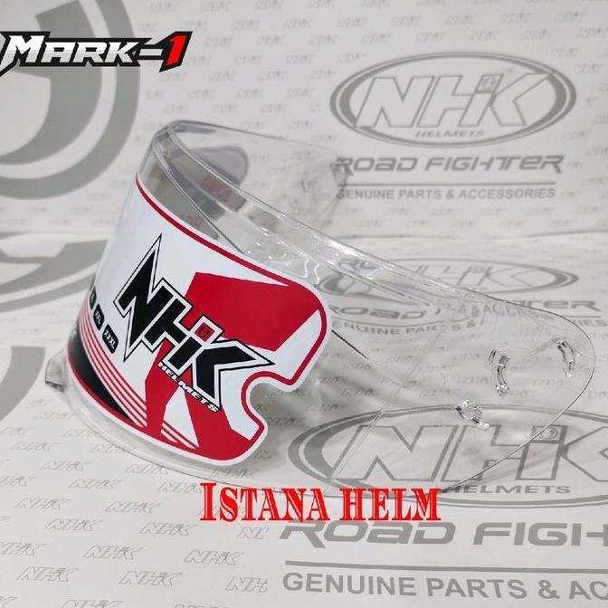 KACA HELM NHK FLAT VISOR NHK MARK-1 | MARK -1 ELITE CLEAR  NHK
