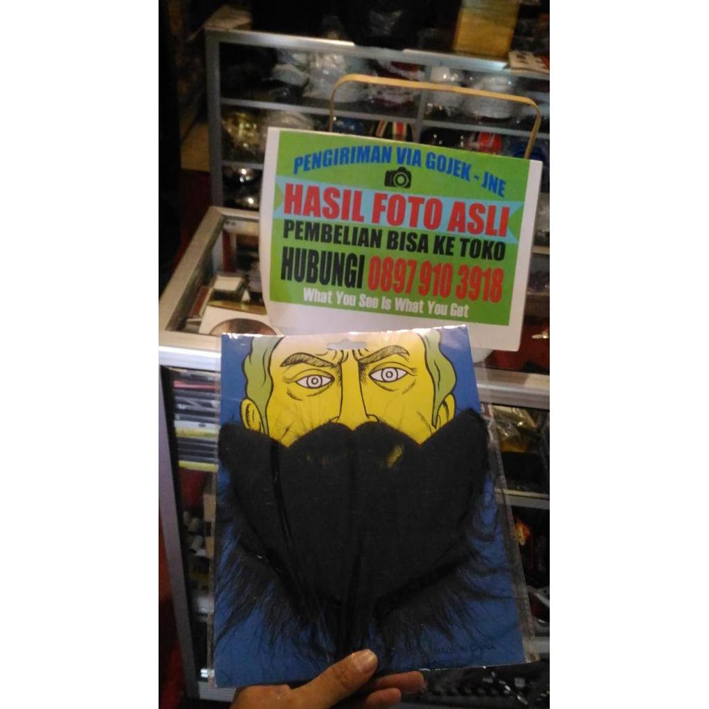 JENGGOT PALSU KUMIS PALSU BREWOK PALSU KUMIS SINTETIS JENGGOT MAINAN