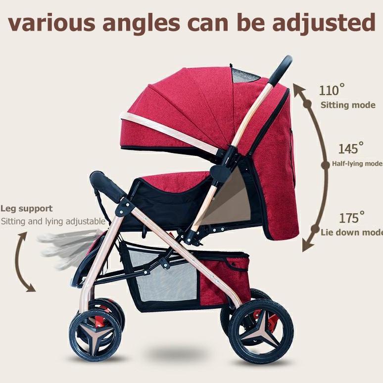 ANJAMART MMFLIGHT STROLLER BAYI LIPAT TRAVELLING KERETA DORONG BAYI STROLLER BABY NEWBORN 0-3 TAHUN 