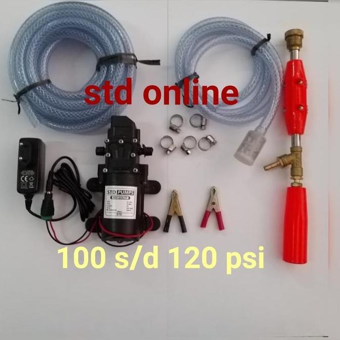 Pulito- Steam Dc Alat Cuci Ac Cuci Motor Jet Cleaner 120Psi