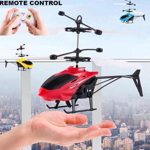 Termurah Mainan Helikopter Remote Control Dan Sensor Tangan Usb Cas / Mainan Anak Pesawat Terbang Rc