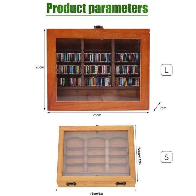 POIRENS Miniatur Perpustakaan Anxiety Bookshelf Buku Mini Diorama Buku Kecil Shake Away Your Anxiety
