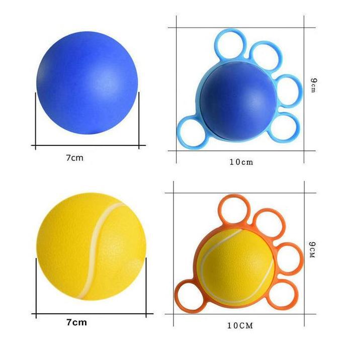 SMG Alat Terapi Tangan Bola Kesehatan Tangan Bola Pijat Terapi Tangan Rehabilitasi/Ball Silikon Rubb