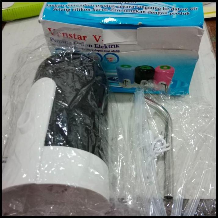 TERBARU POMPA AIR MINUM GALON PORTABEL CHARGER USB ELECTRIK 
