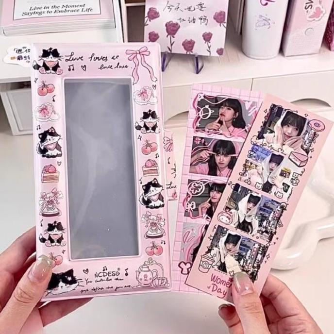 40 Pocket Album Foto Kartu Kecil Album Foto Photostrip Kumpulkan Buku Lucu Ikan Piring Seri Album Fo
