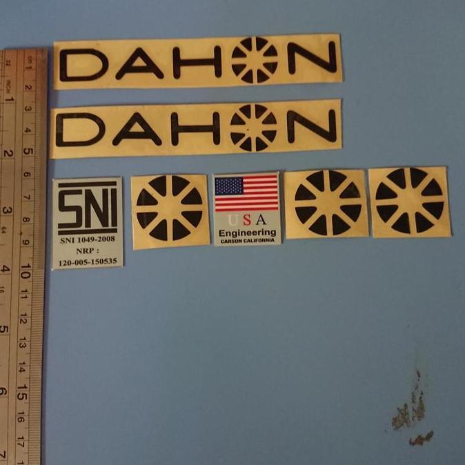 Decal Sepeda Dahon Decal Dahon Sticker Dahon