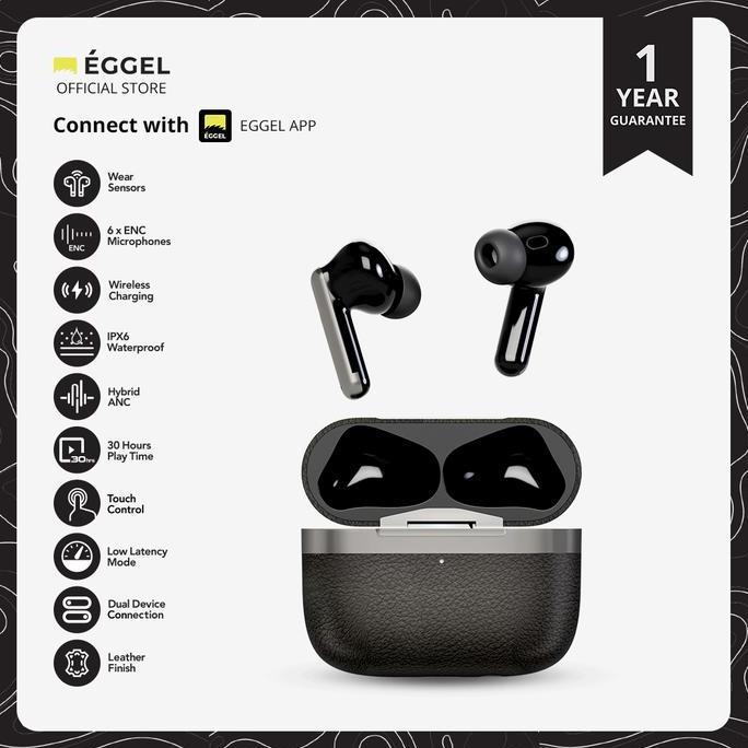 Eggel QuietBuds 3 Hybrid ANC + ENC TWS Bluetooth Earphone
