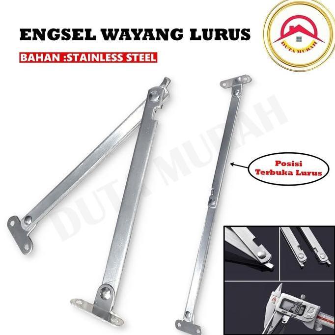 TACAAHA Engsel Wayang Salon Lurus Engsel Sikutan Stainless Engsel Lipat Jendela Engsel Salon Engsel 