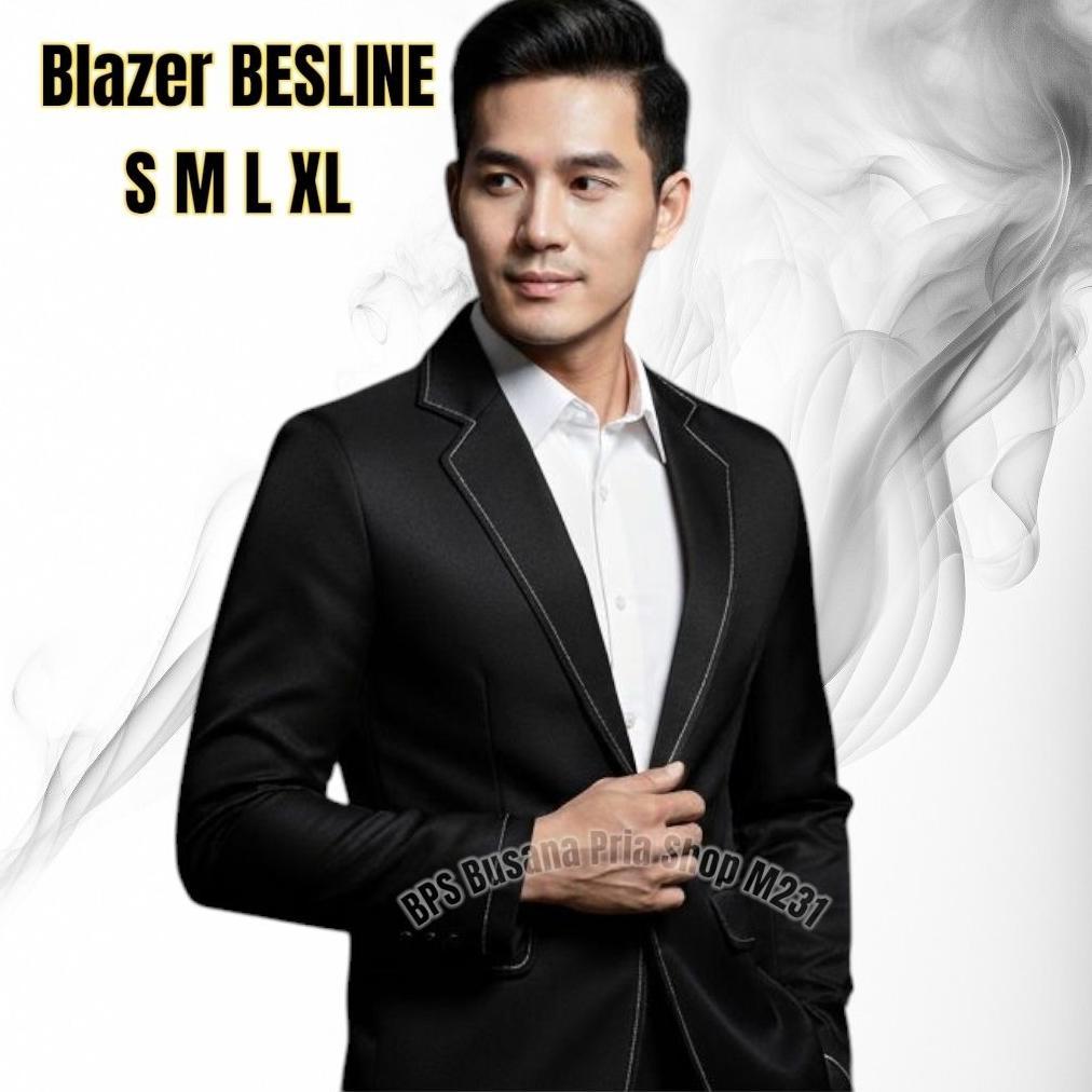 SUPER DEAL BPS COD Blazer / Jas Pria VENTURA hitam sanmer premium S M L XL ventu black formal busa k