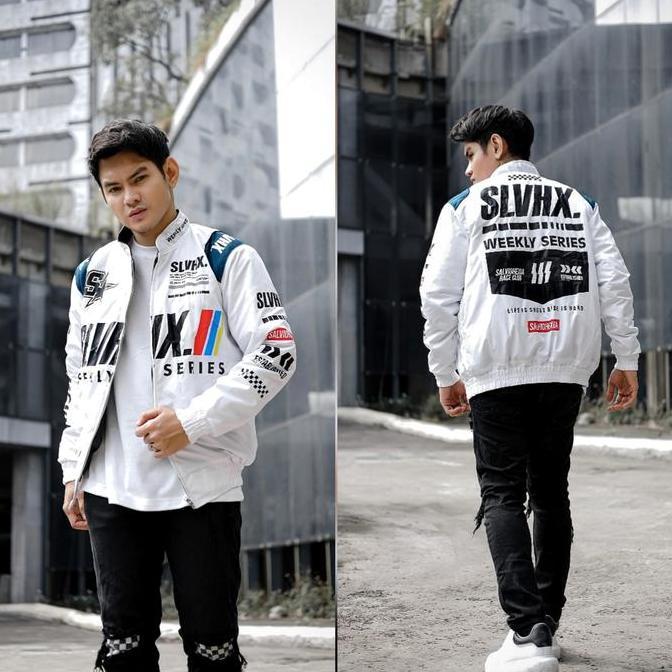 Jaket Nascar Racing Pria - Jaket Sunmori Vintage - Original Salvio Hexia