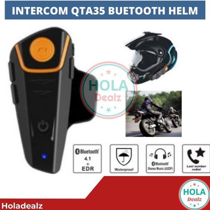 QTA35 BUETOOTH HELM HEADSET ALTERNATIF INTERCOM QTA35 HELMET