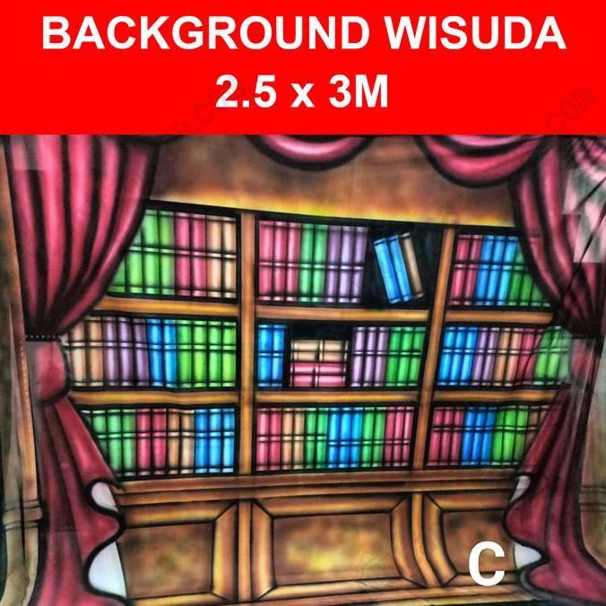 NEW BACKGROUND WISUDA, BACKDROP FOTO WISUDA ORI