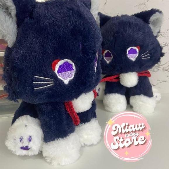 NEW [NEW] WANDERER CAT PLUSHIE BONEKA WANDERER GENSHIN IMPACT KUCING WANDERER ORI