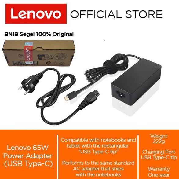 Lenovo Lenovo 65W AC Power Adapter Charger (USB Type-C tip)