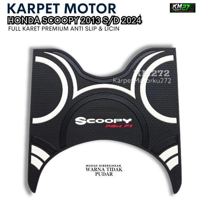 Karpet Motor Scoopy - Alas Pijakan Kaki - Karpet Scoopy - Aksesoris Motor Scoopy