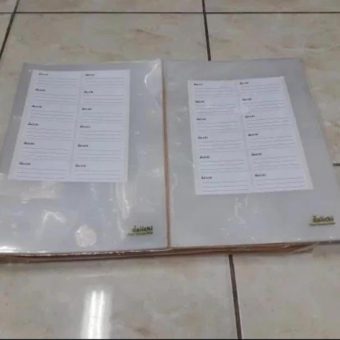 Goplan- Map Plastik /Map L Daichi /1 Pak Isi 12