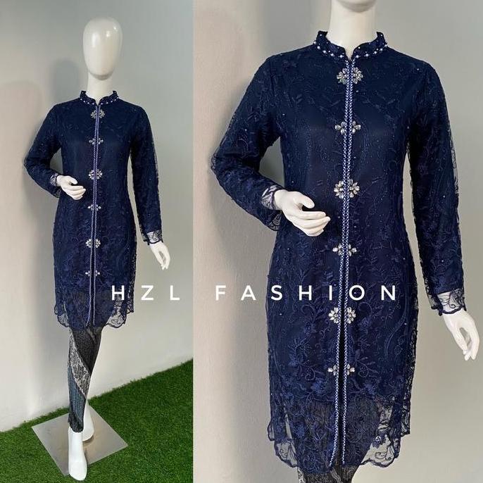 Kebaya Tunik Tille | Tunik Atasan Payet Baju Kondangan Pesta Wanita Wisuda Setelan