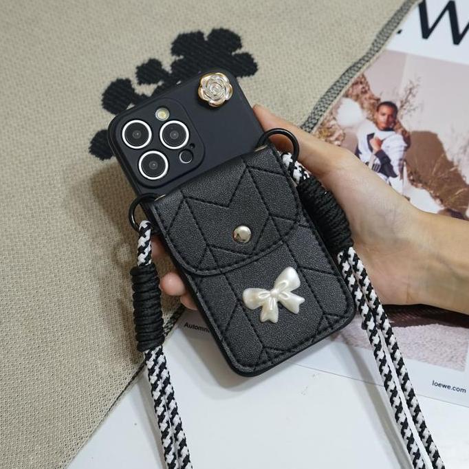 Renggojati - Case Dompet Elegant BoniBag Lucu For All Type Oppo Samsung Vivo Xiaomi Realme Infinix I