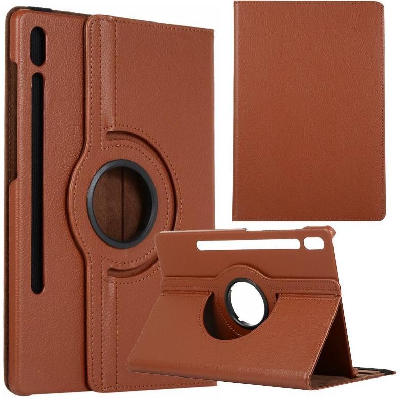 Samsung Tab S7 T870 Tab S8  Tab S7 Plus T970 Tab S7 Fe Tab S8 Plus Rotary Leather Stand Flip Cover C