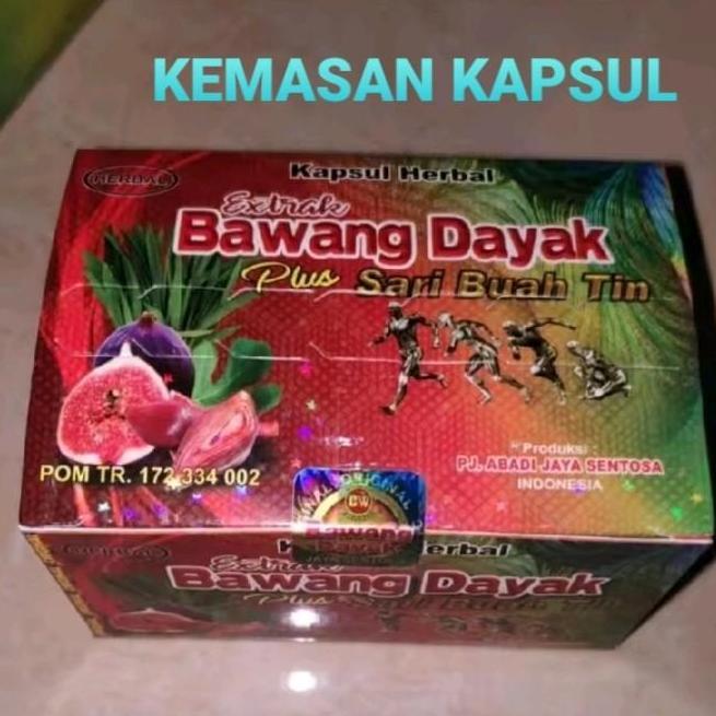 COD extrak bawang dayak kapsul plus sari buah tin asli alami isi 20 sachet dayak