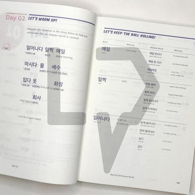 My First 500 Korean Words 500 Book 1. TTMIK Korean EA