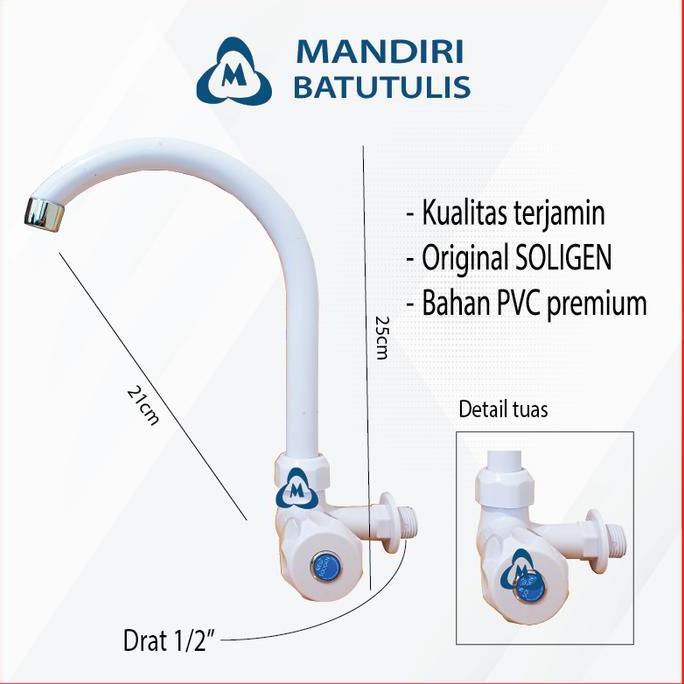 Kran Angsa Soligen Cuci Piring / Kran Air Soang / Kran Plastik Putar