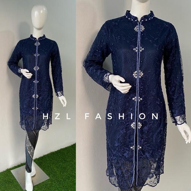 Kebaya Tunik Tille | Tunik Atasan Payet Baju Kondangan Pesta Wanita Wisuda Setelan