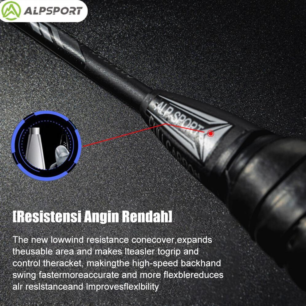 Flash Sale Alpsport Rr 2Raket + Tas 4U G5 100% Serat Karbon Penuh Desain Asli 22-28Lbs T800 Raket Bu