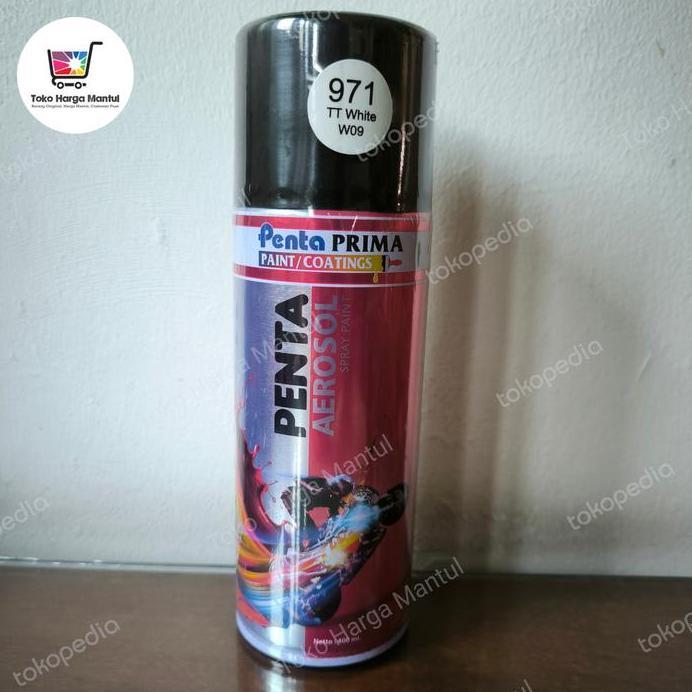 Cat semprot pylox/pilok PENTA 400 ml ( 971 ) TT White W09 ( putih )