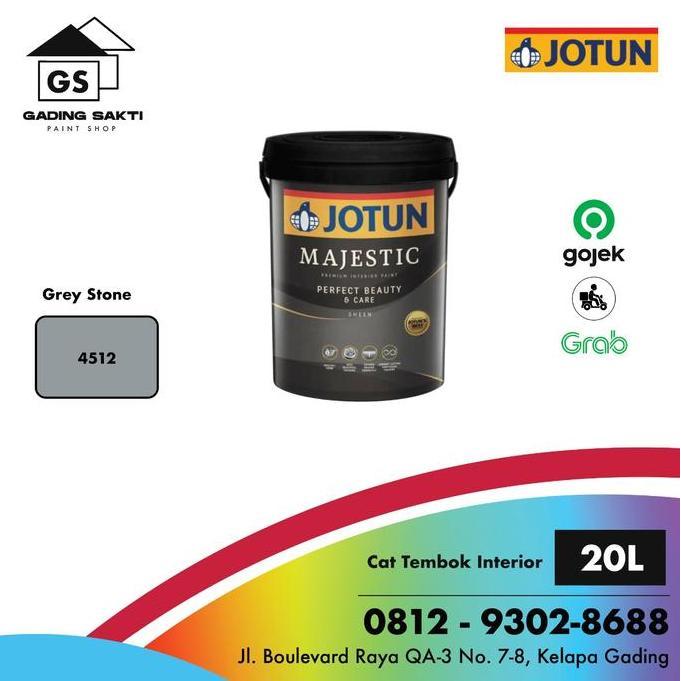 Jotun Majestic Perfect Beauty & Care Grey Stone (4512) Pail 20Ltr