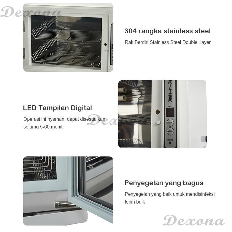 {Jaminan Asli} Uv Sterilizer Box Uv Ozon Alat Steril Disinfection Cabinet Salon Alat Kuku Kecantikan