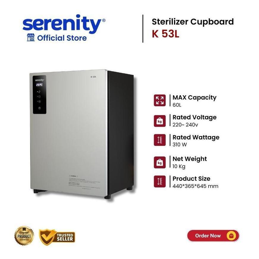 Sterilizer Sterilisator Serenity 1 Pintu  K-53L Sterilisator 1 Pintu Sterilisator