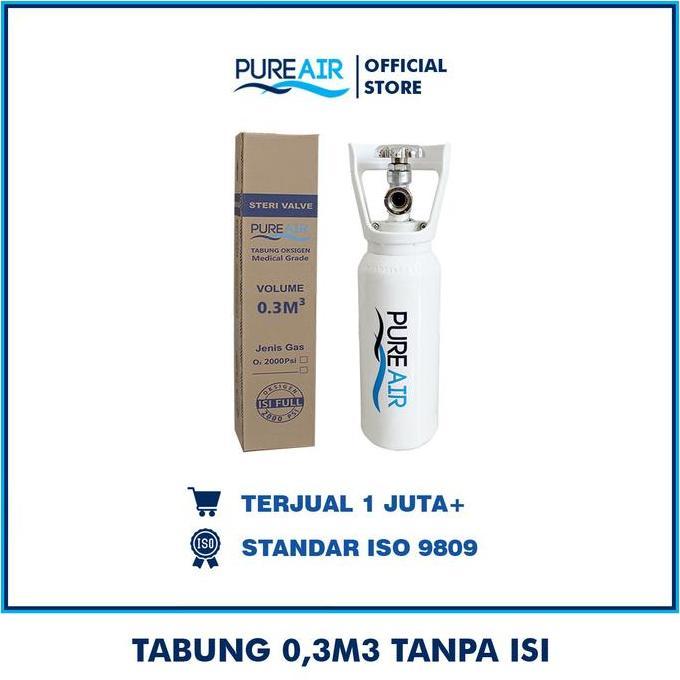 Pureair Tabung Oksigen 0,5 M3 Tanpa Isi
