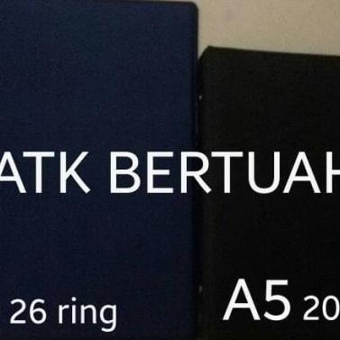 B5 MAP BUKU FILE BINDER NOTE KANTOR KULIT POLOS BESAR