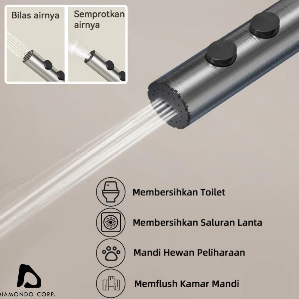 Luxury Shower Led/Shower Digital/Shower Led Panas Dingin/Shower Kamar Mandi Satu Set/Shower Panas Di