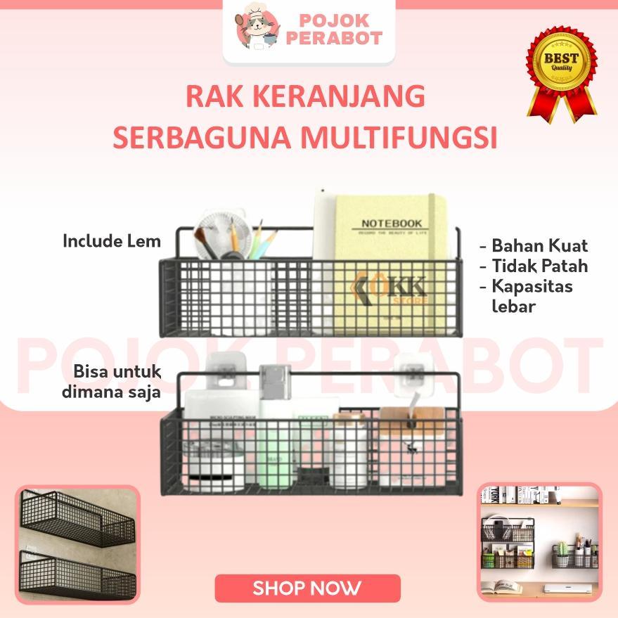 Rak Gantung Rak Keranjang Rak Kamar Mandi Rak Kamar Mandi Aesthetic Rak Kamar Mandi Tempel Serbaguna