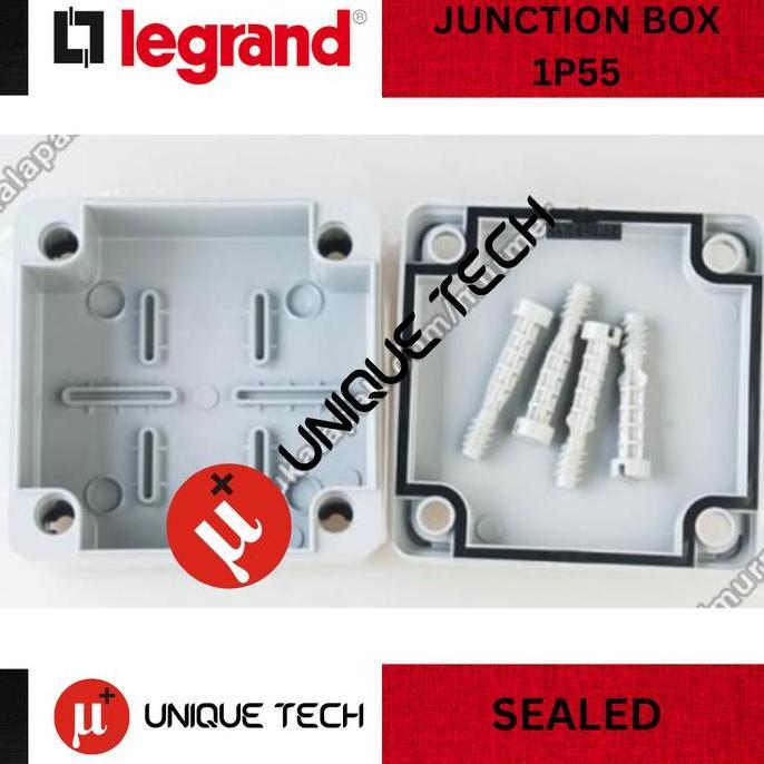 Ready JUNCTION BOX DURADUS LEGRAND IP55 110X110X60 OUTDOOR WATERPROOF