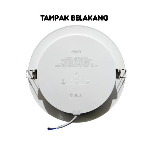 Ready  Lampu Led Downlight Philips 22 Watt Bulat 22w - Putih