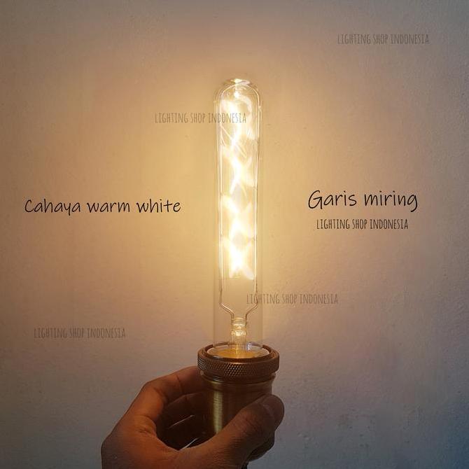 Ready  T8-120 / T8 -150 19cm Lampu filament bohlam edison LED panjang pipa