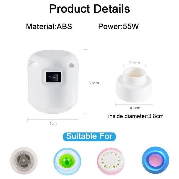 Pompa Vacuum Elektrik Plastik Vacum Baju Mesin Vakum Pakaian Travel